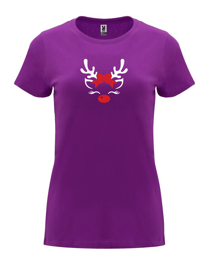 Dámské tričko Sobice purpurová