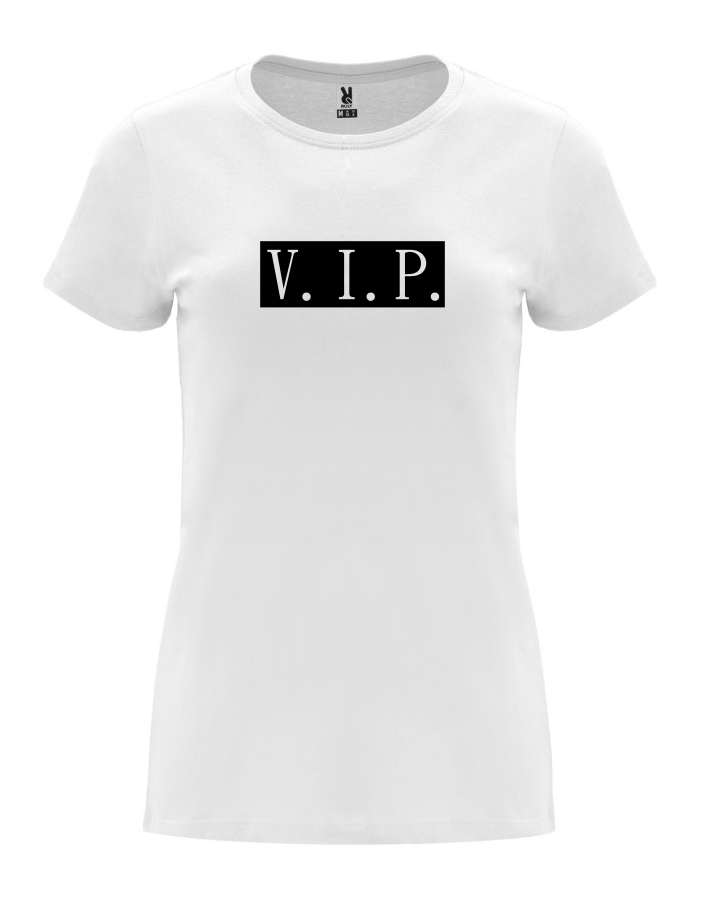 Dámské tričko s potiskem VIP bílá