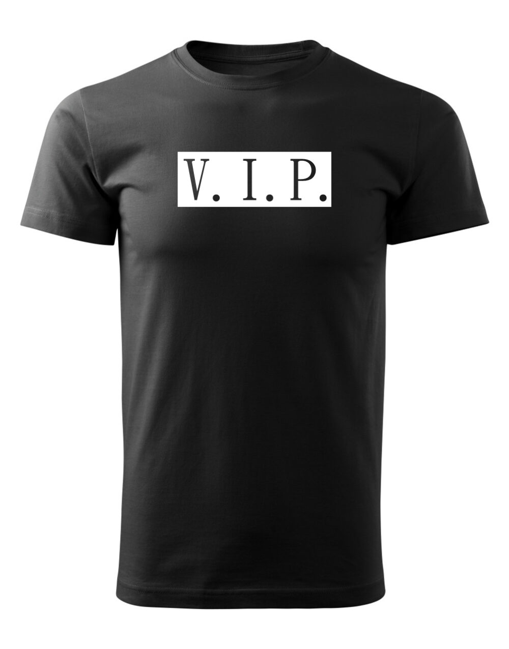 Pánské tričko s potiskem V.I.P. černá