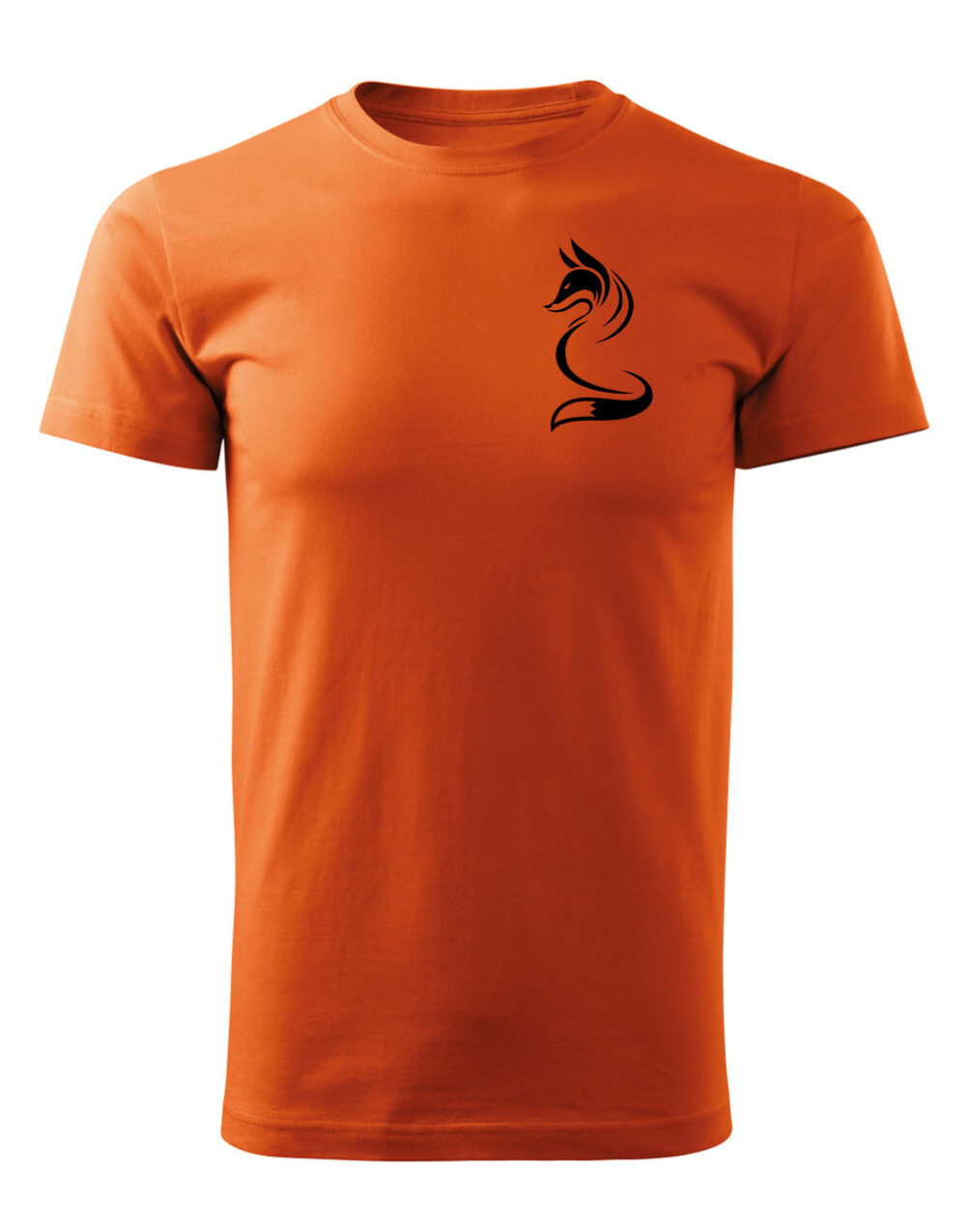 Pánské tričko s potiskem Liška oranžová