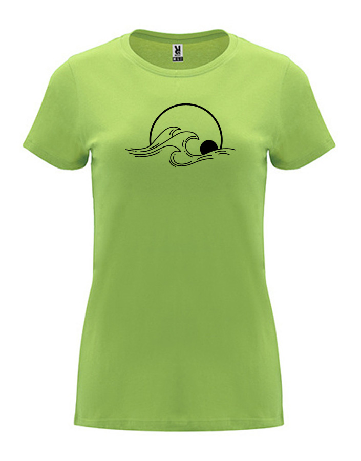 Dámské tričko s potiskem Summer světle zelená