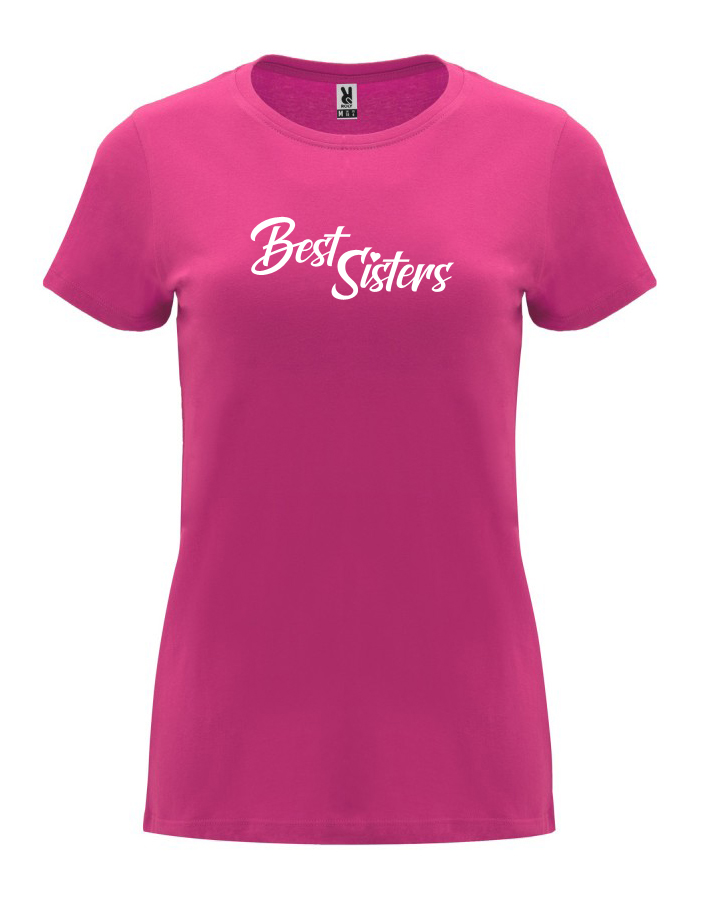 Dámské tričko s potiskem Best Sisters růže
