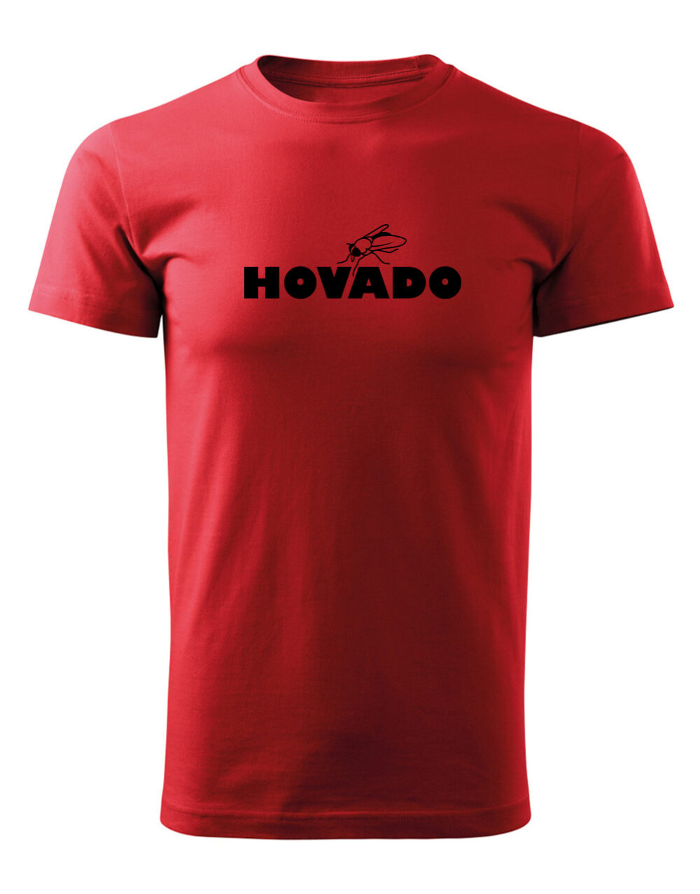 Pánské tričko s potiskem Hovado červená