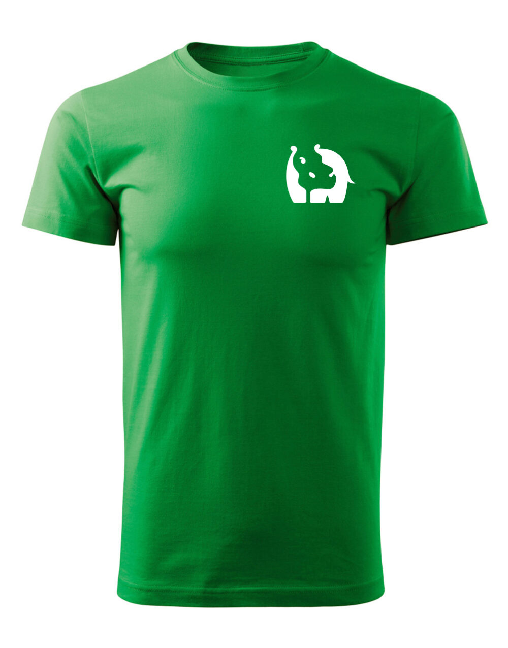 Pánské tričko s potiskem Hroch světle zelená