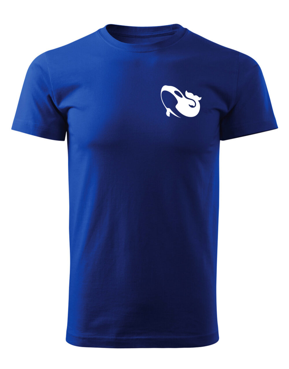 Pánské tričko s potiskem Kosatka královská modrá