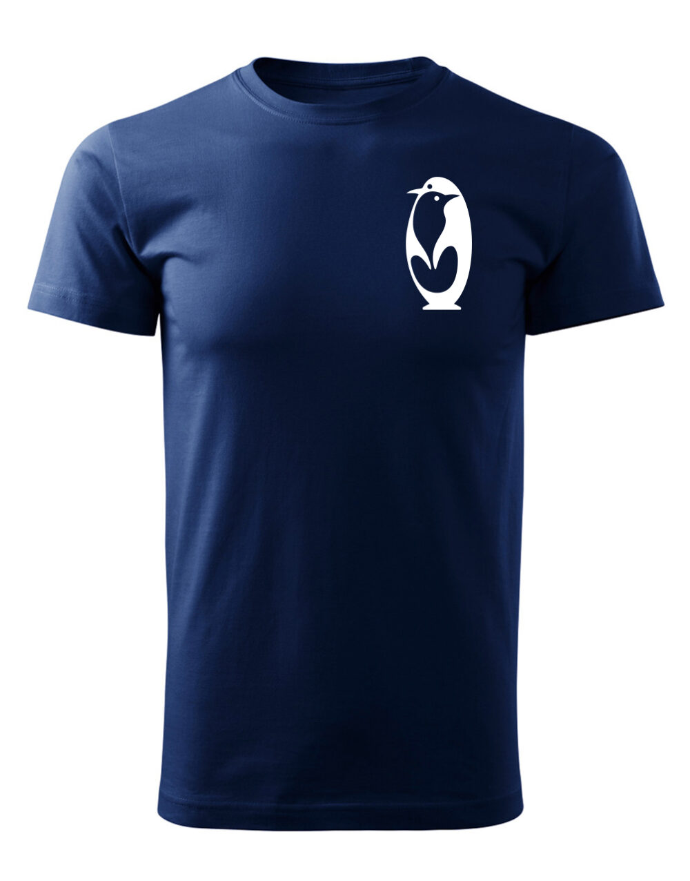 Pánské tričko s potiskem Tučňák námořní modrá