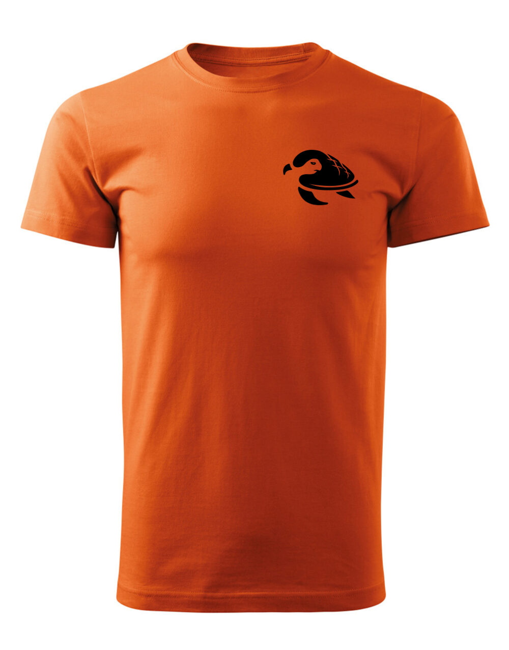 Pánské tričko s potiskem Želva oranžová