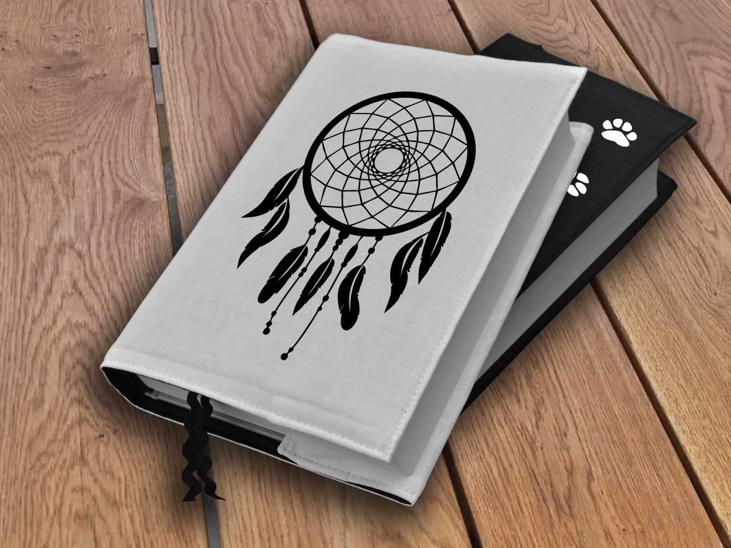 Obal na knihu s potiskem Lapač snů